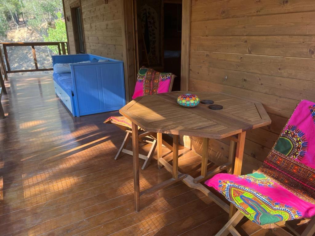 Rustic Cabin In The Woods/Cabana En El Bosque Amer المظهر الخارجي الصورة